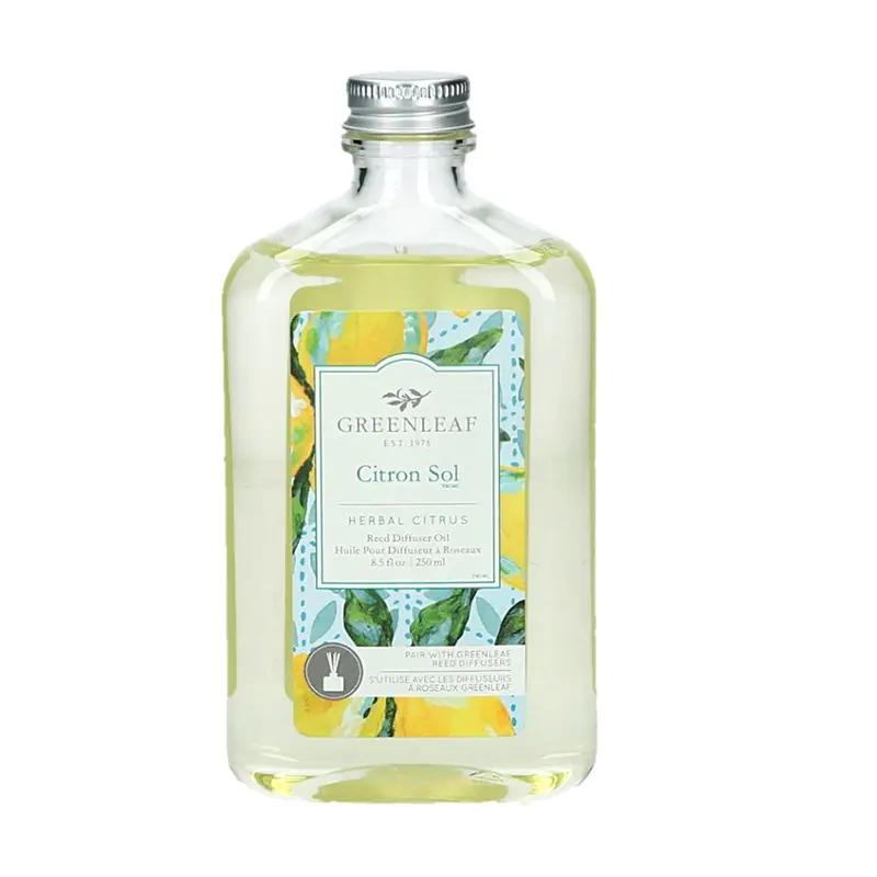 Reed-Diffuser Öl Greenleaf - Citron Sol, 250ml