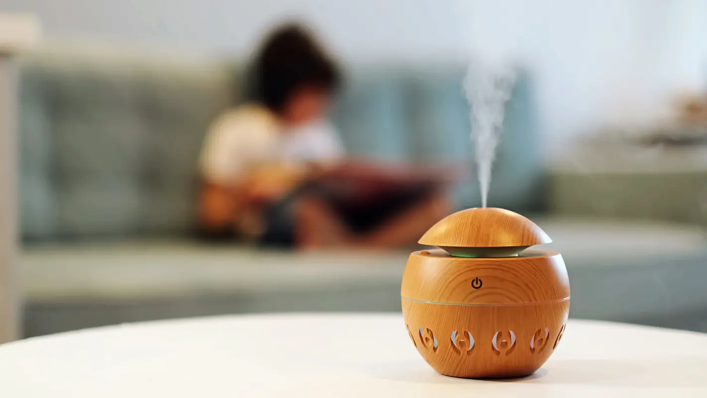 Regenwolken-Aroma-Diffuser · 7 Nachtlichter & Luftbefeuchter