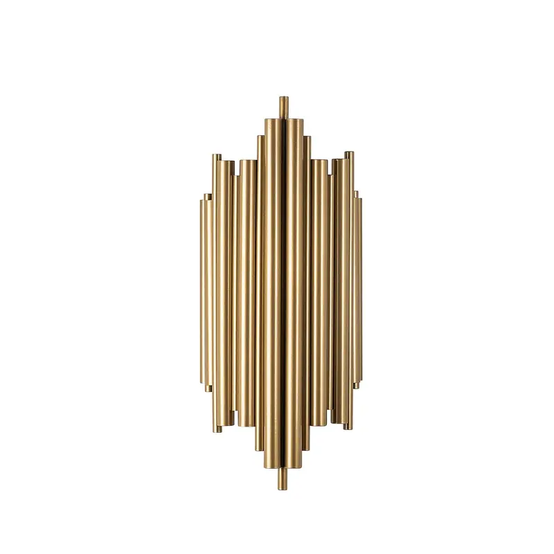 Reis Wandleuchte - Gold