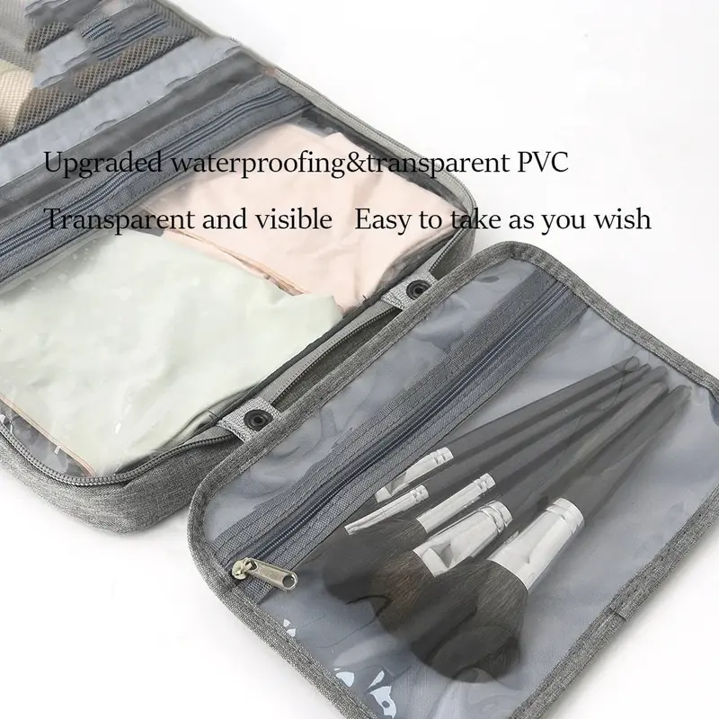 Reise-Toilettentasche Premium · Hängend, Wasserabweisend, 4 Fächer