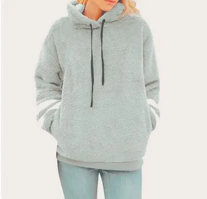 Relaxed-Fit Hoodie «Cosy» – mit Fell-Panel & Kordelzug