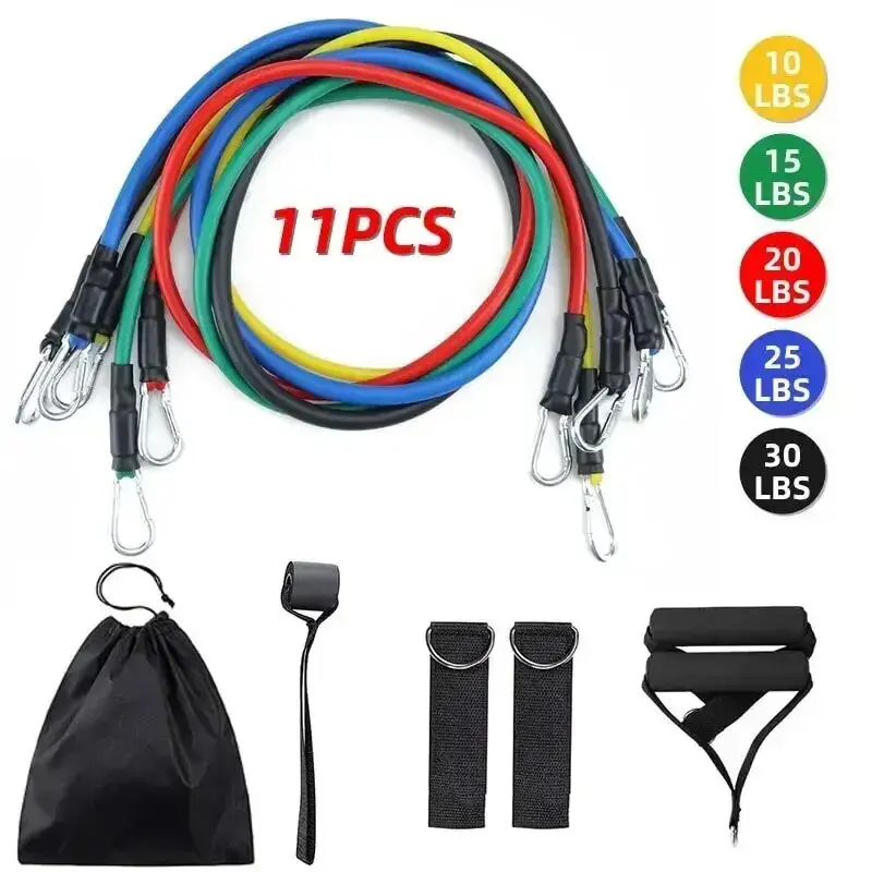 Resistance Bands Set 5-teilig · Fitnessbänder Heim-Training