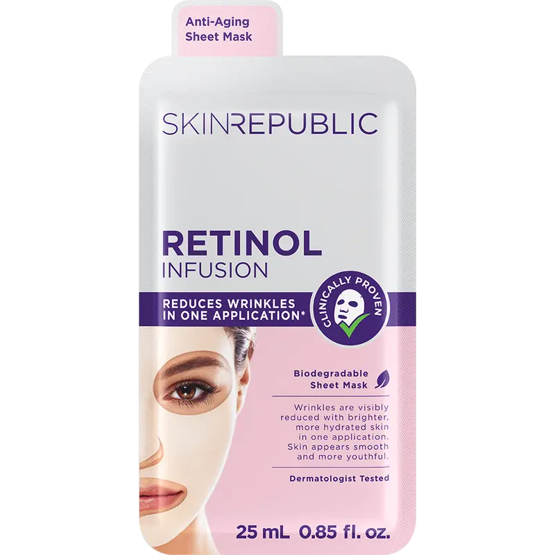 Retinol Tuchmaske – Anti-Aging Infusion