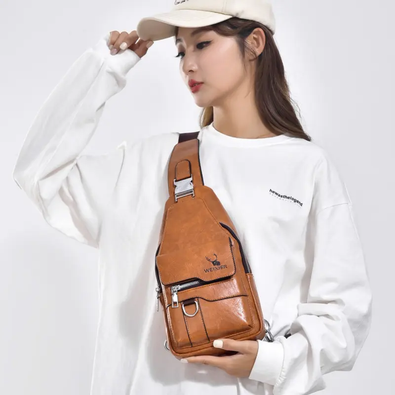 Retro-Brusttasche für Herren