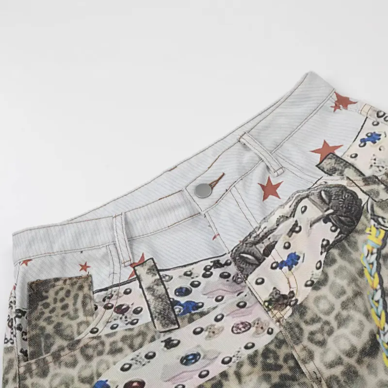 Retro-Leopard-Hose cropped
