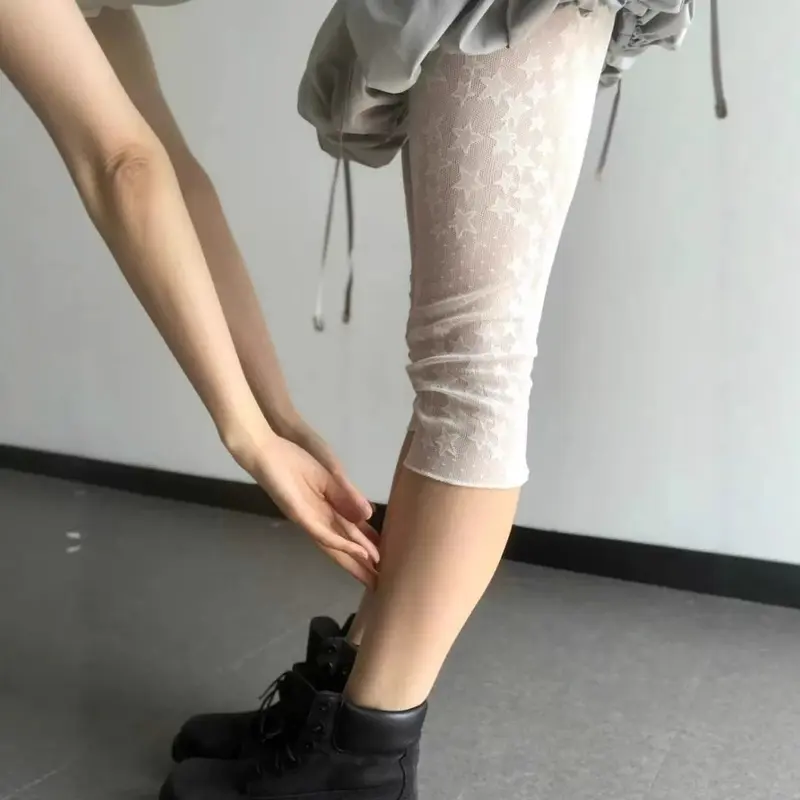 Retro Pentagram Jacquard Leggings