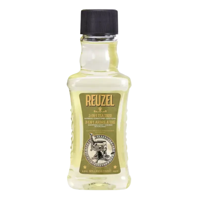 Reuzel 3-In-1 Tea Tree Shampoo, 100 ml