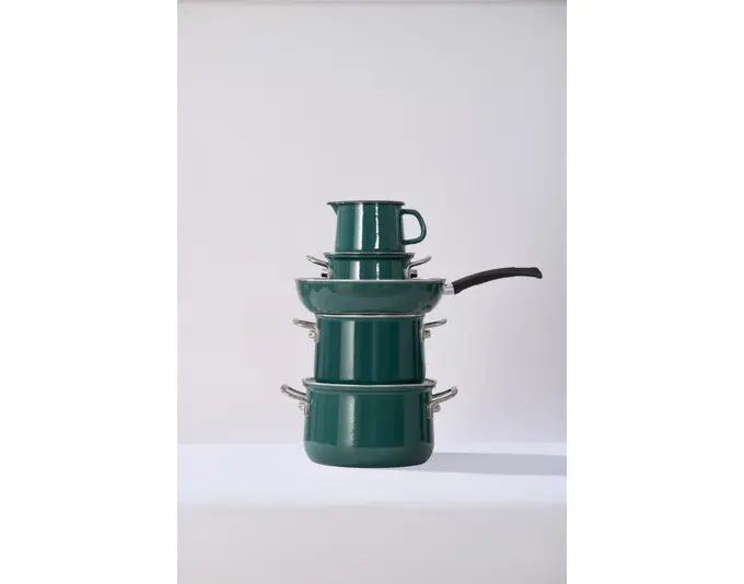 RIESS Bratpfanne Emaille Teal ø 28x6.3 cm 2.2 l