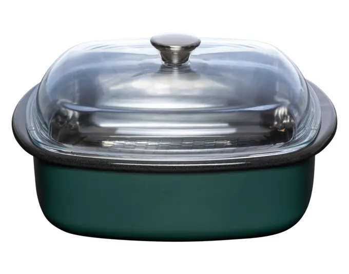 RIESS Dampfgarer Teal 3tlg. 28x28x9.1 cm 4.5 l