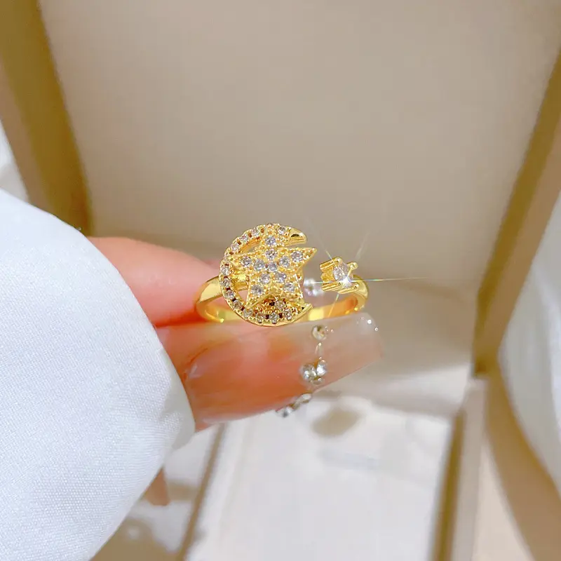 Ring «Astra» · Stern & Mond, drehbar & verstellbar