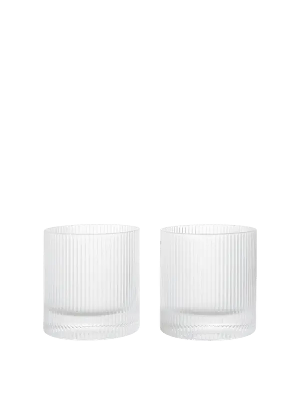 Ripple Set aus 2 Klar