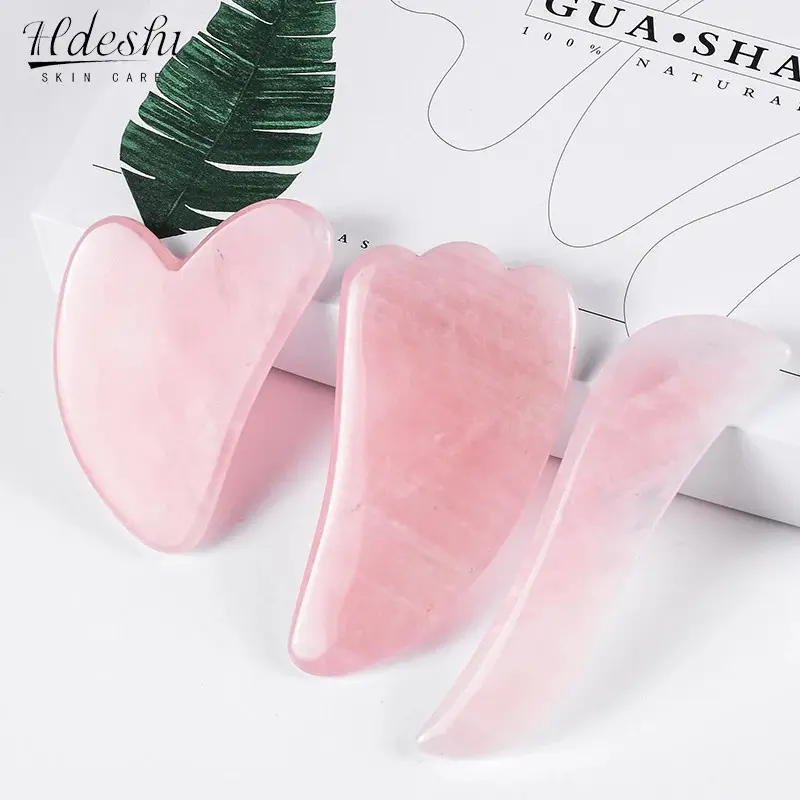 Rosenquarz Gua Sha Set