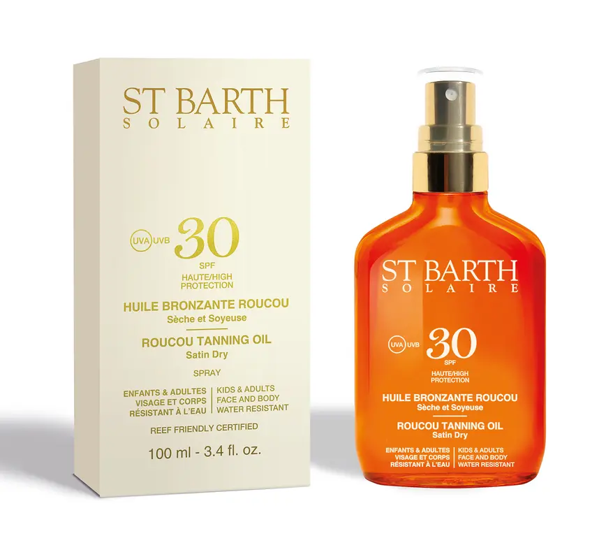 Roucou Bräunungsöl Gesicht & Körper SPF 30 UVA/UVB