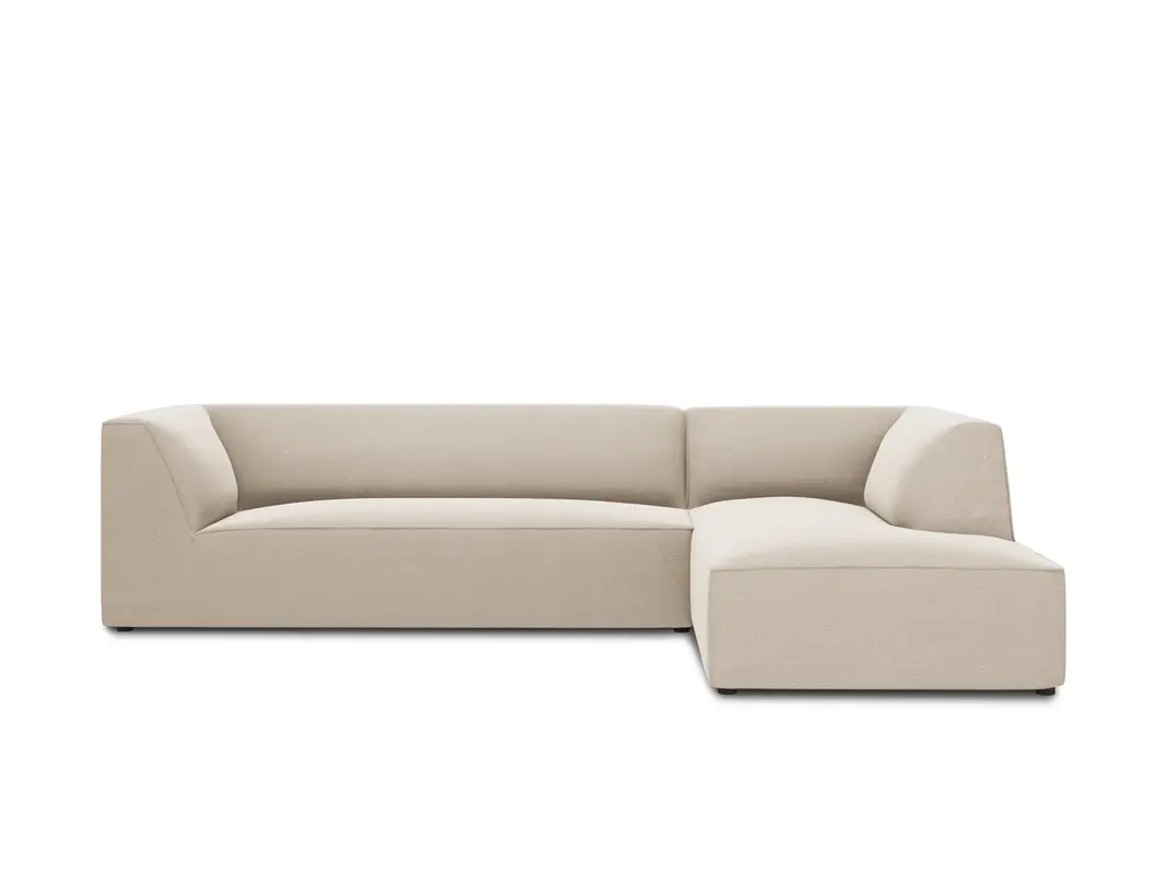 Ruby Velour modulares Ecksofa rechts 4 Sitzer