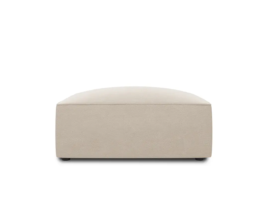 Ruby Velour Pouf 1 Sitz