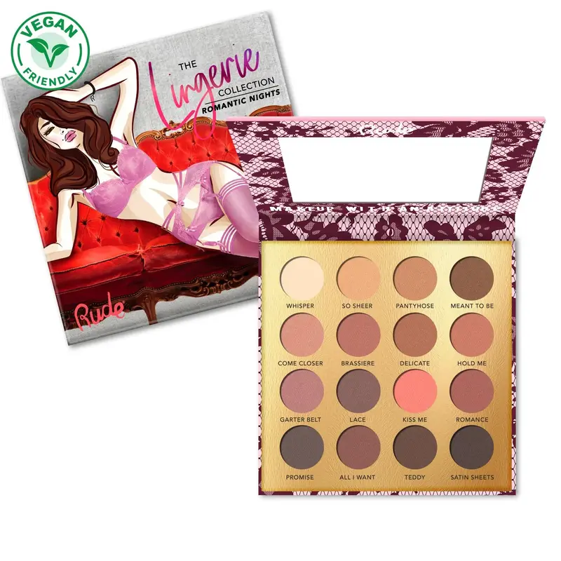 Rude Cosmetics - Romantic Nights Lidschatten Palette (vegan)