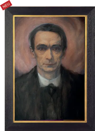Rudolf Steiner angesichts des brennenden Ersten Goetheanums