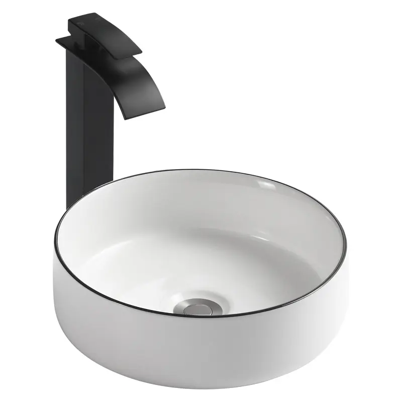 Rundes Keramik-Waschbecken