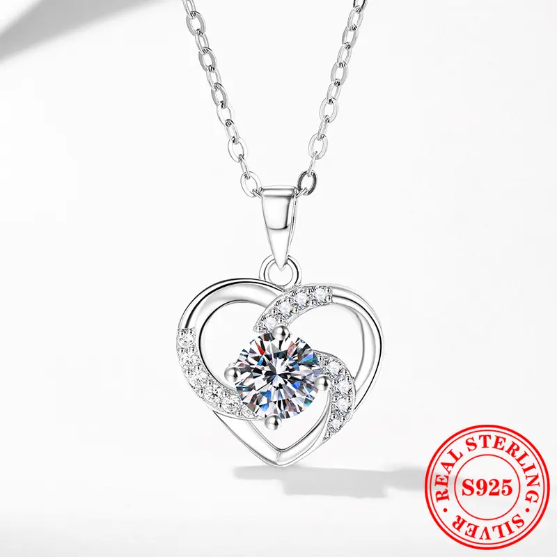 S925 Silber-Halskette «Eternal» – Herz-Anhänger