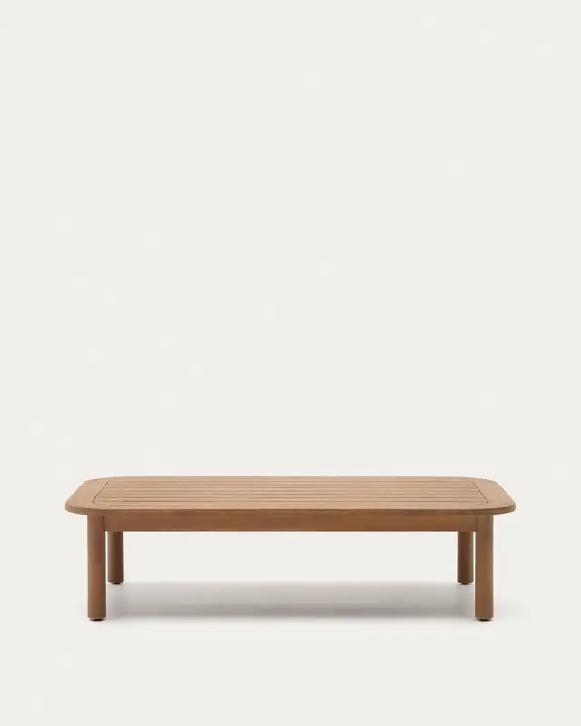 Sacova Couchtisch 100% outdoor massives Eukalyptusholz 140x89cm 100%FSC