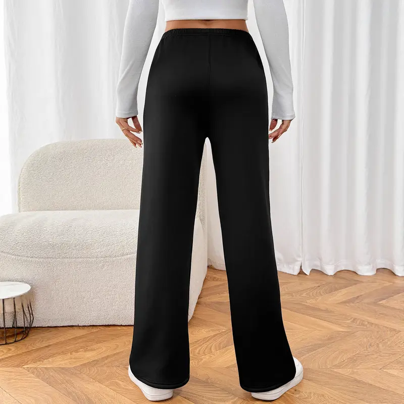 Samt-Hose mit weitem Bein