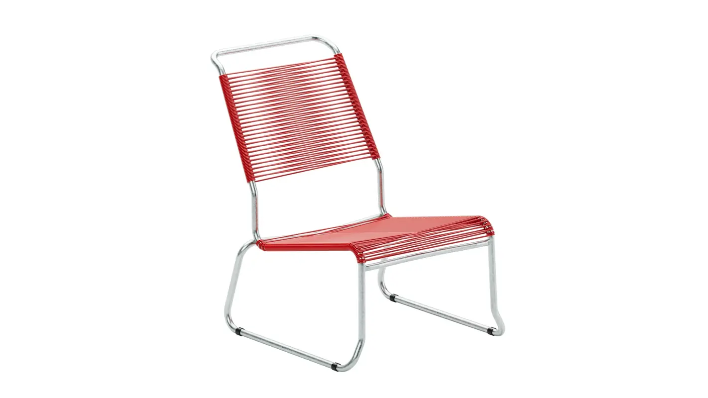 Säntis Spaghetti-Lounger ohne Armlehne Hochlehner Kufen