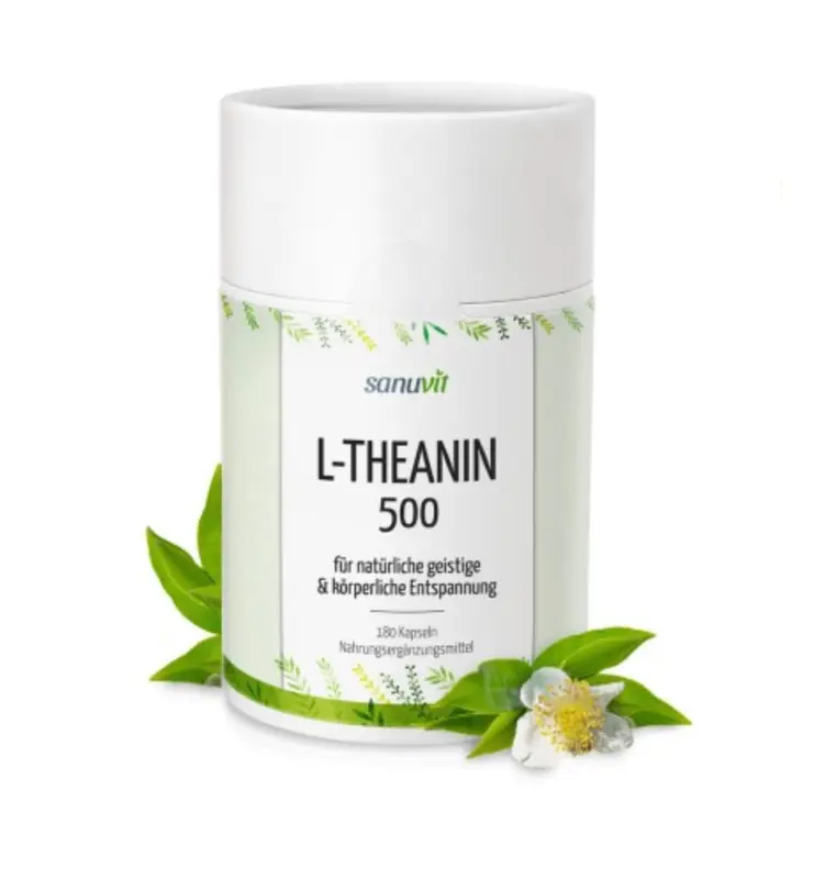 Sanuvit L-Theanin 500 mg mit Magnesium - 180  Kapseln