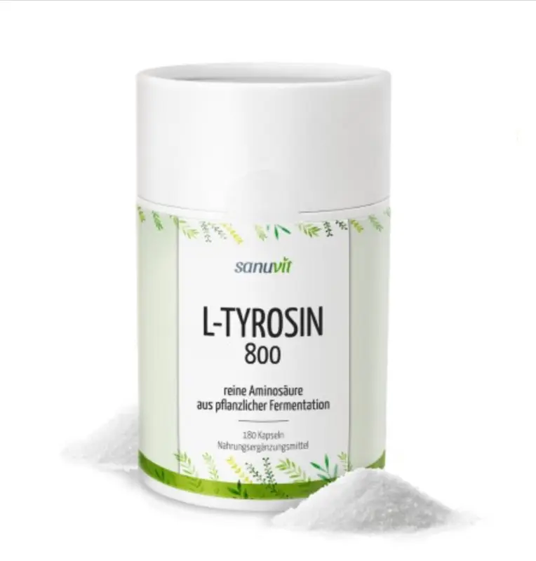 Sanuvit L-Tyrosin 800 mg vegan - 180 Kapseln