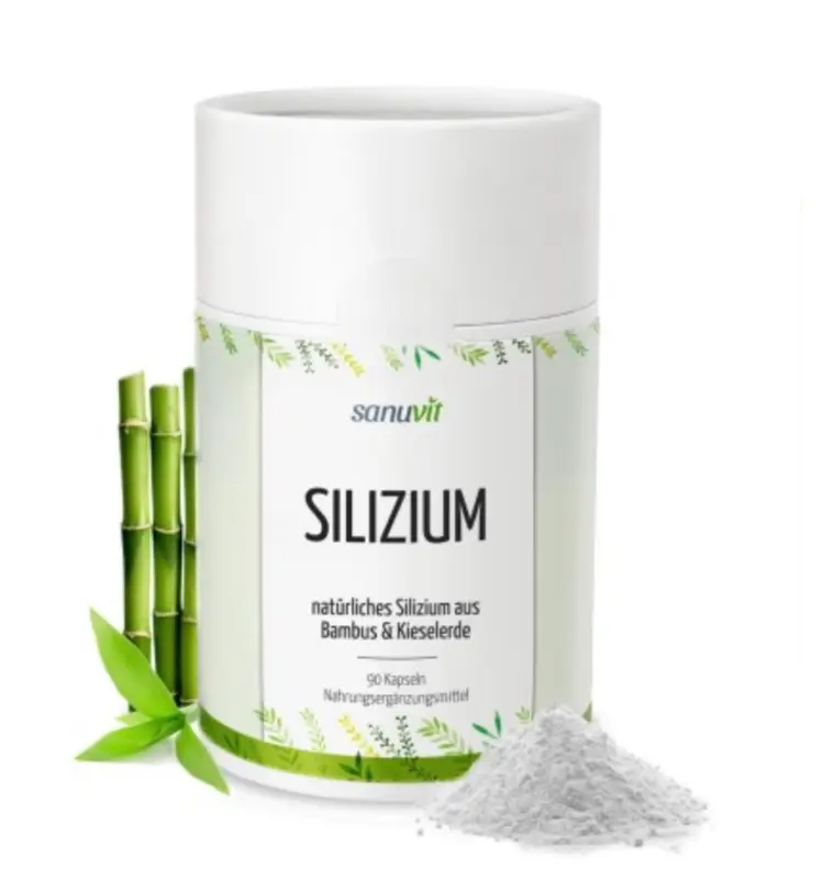 Sanuvit Nanosilizea Kieselsäure Silizium Komplex - 90 Kapseln