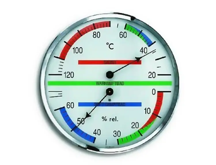 Sauna- Thermo- und Hygrometer