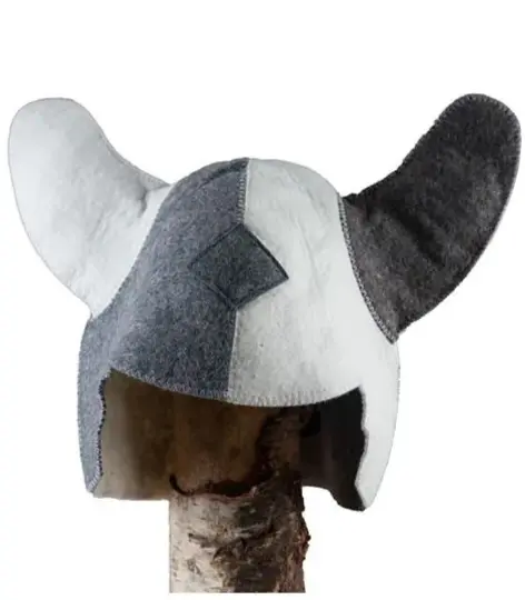 Saunahut aus Filz "Vikinger"