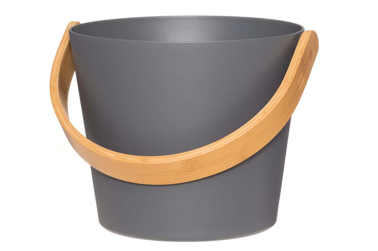 Saunakübel aus Aluminium, Grau, 5L