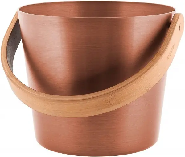 Saunakübel aus Aluminium, Kupferbraun, 5L