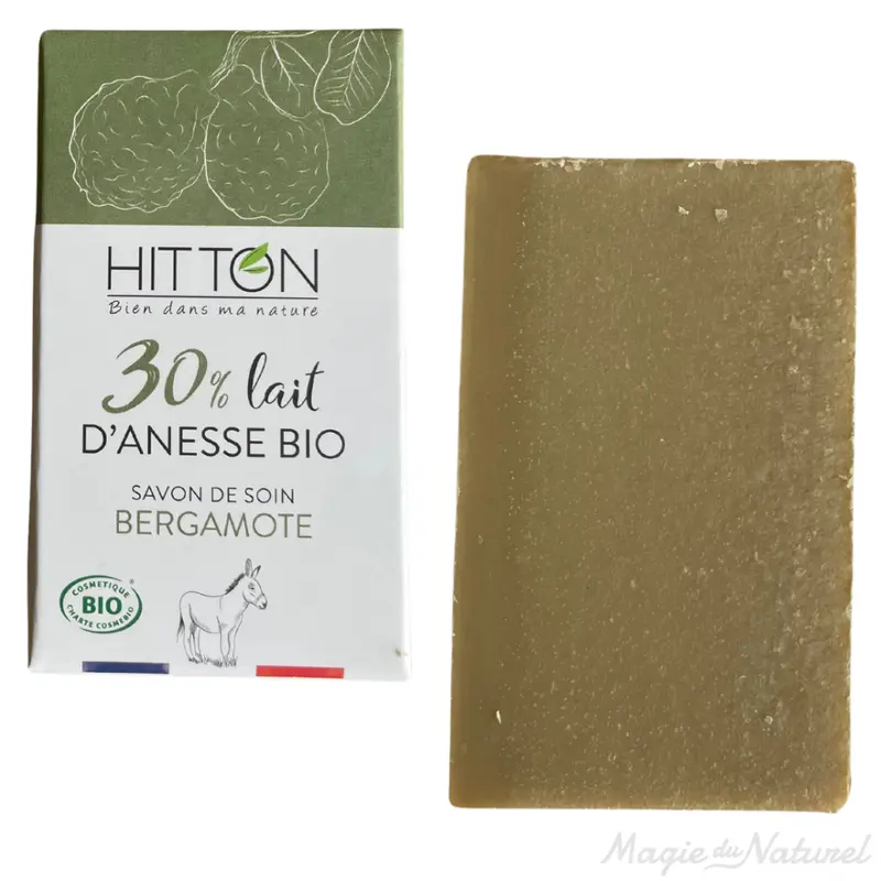 Savon au lait d’ânesse bio – Bergamote
