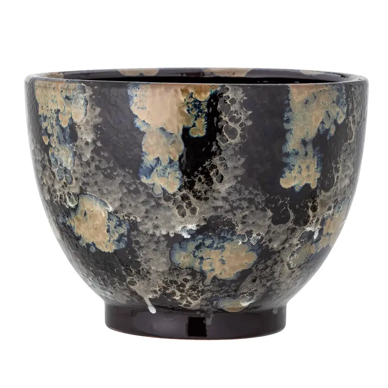 Sayed Blumentopf, Blue, Steingut