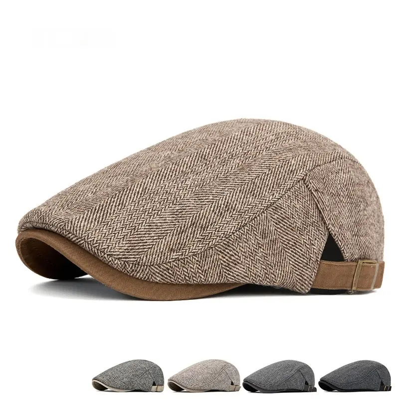 Schiebermütze «Tweed» · Herringbone Cap