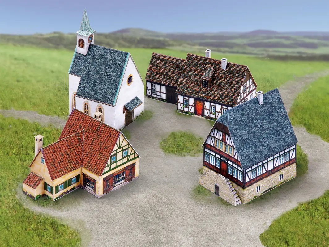 Schreiber-Bogen - Kleines Dorf-Ensemble