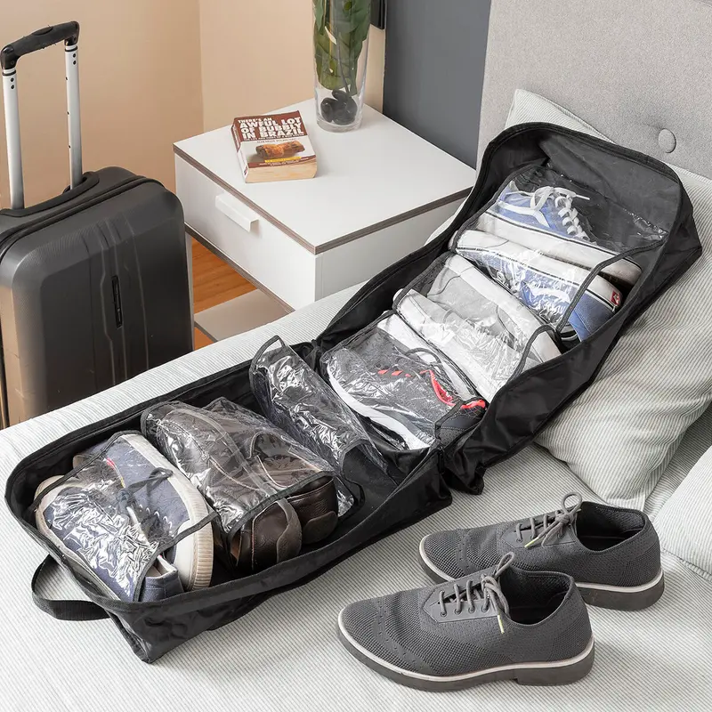 Schuh-Reisetasche für 12 Paar – Schuhe sicher verstauen