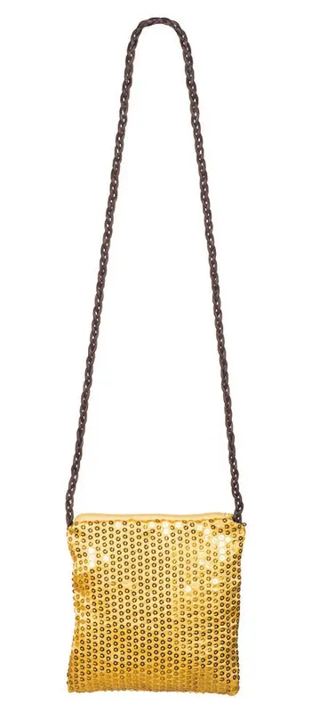 Schultertasche mit Pailletten