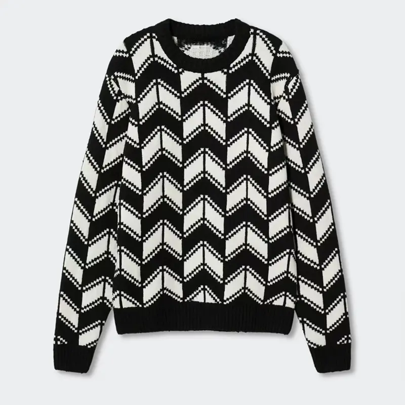 Schwarzes StrickOberteil