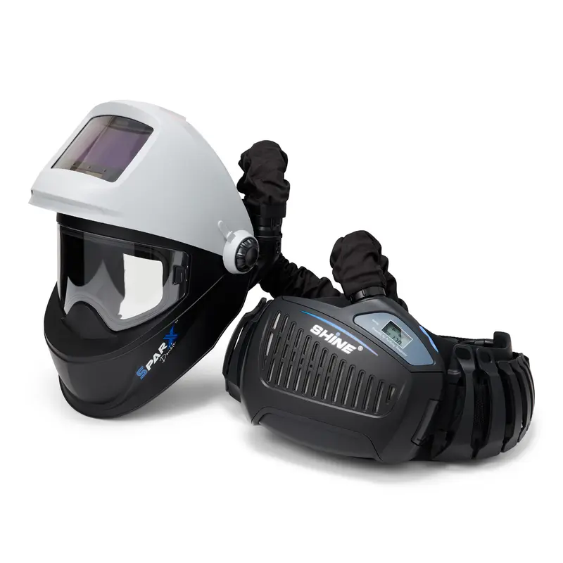 Schweisshelm SHINE SPARX DOUBLE LCD + PAPR
