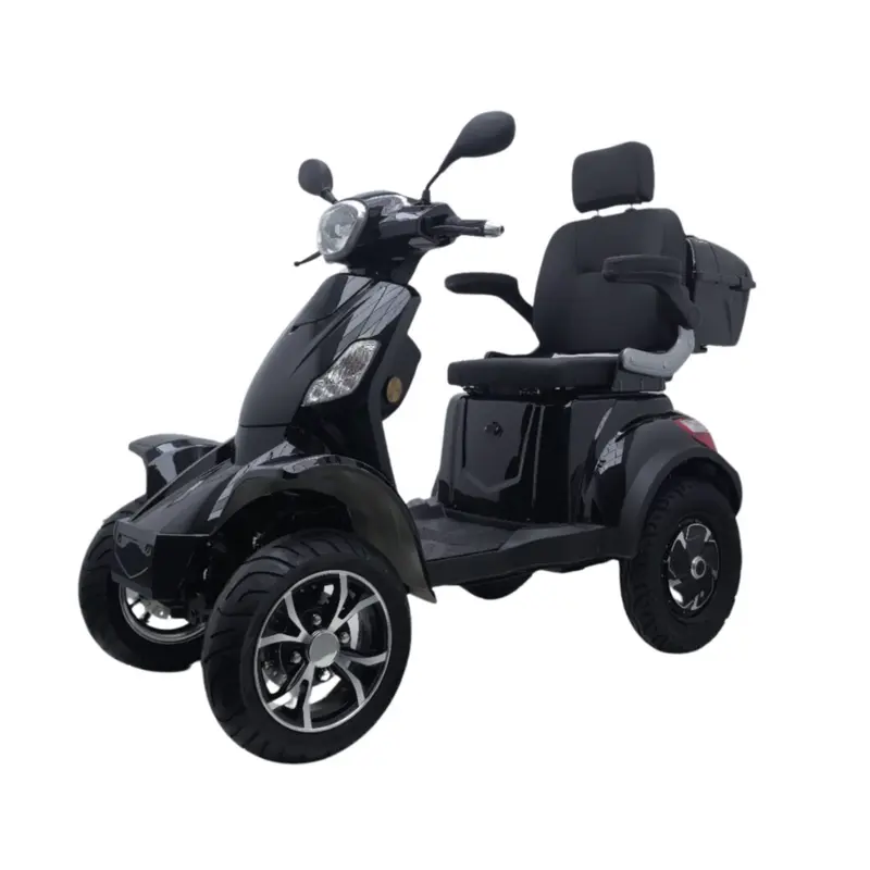 Seniorenmobil Swiss Duo Schwarz – Doppelmotor