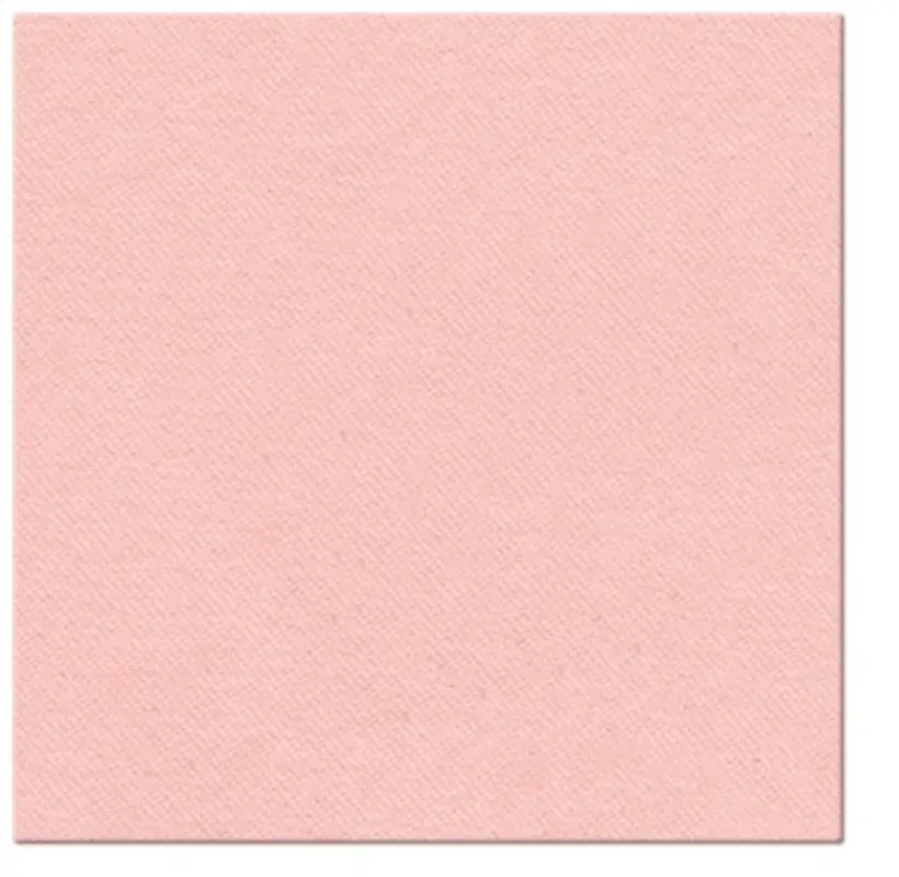 Servietten Dinner 50x Unifarbe rosa, 40x40cm
