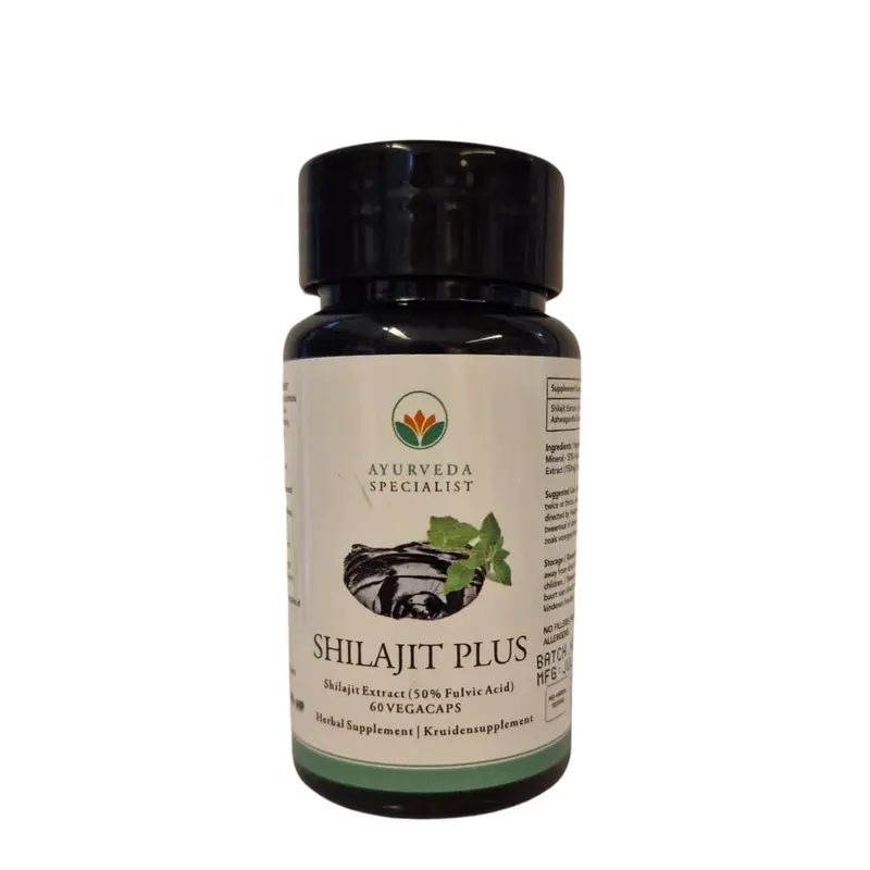 Shilajit Plus (350 mg 50% Fulvinsäure + 150 mg Ashwagandha)