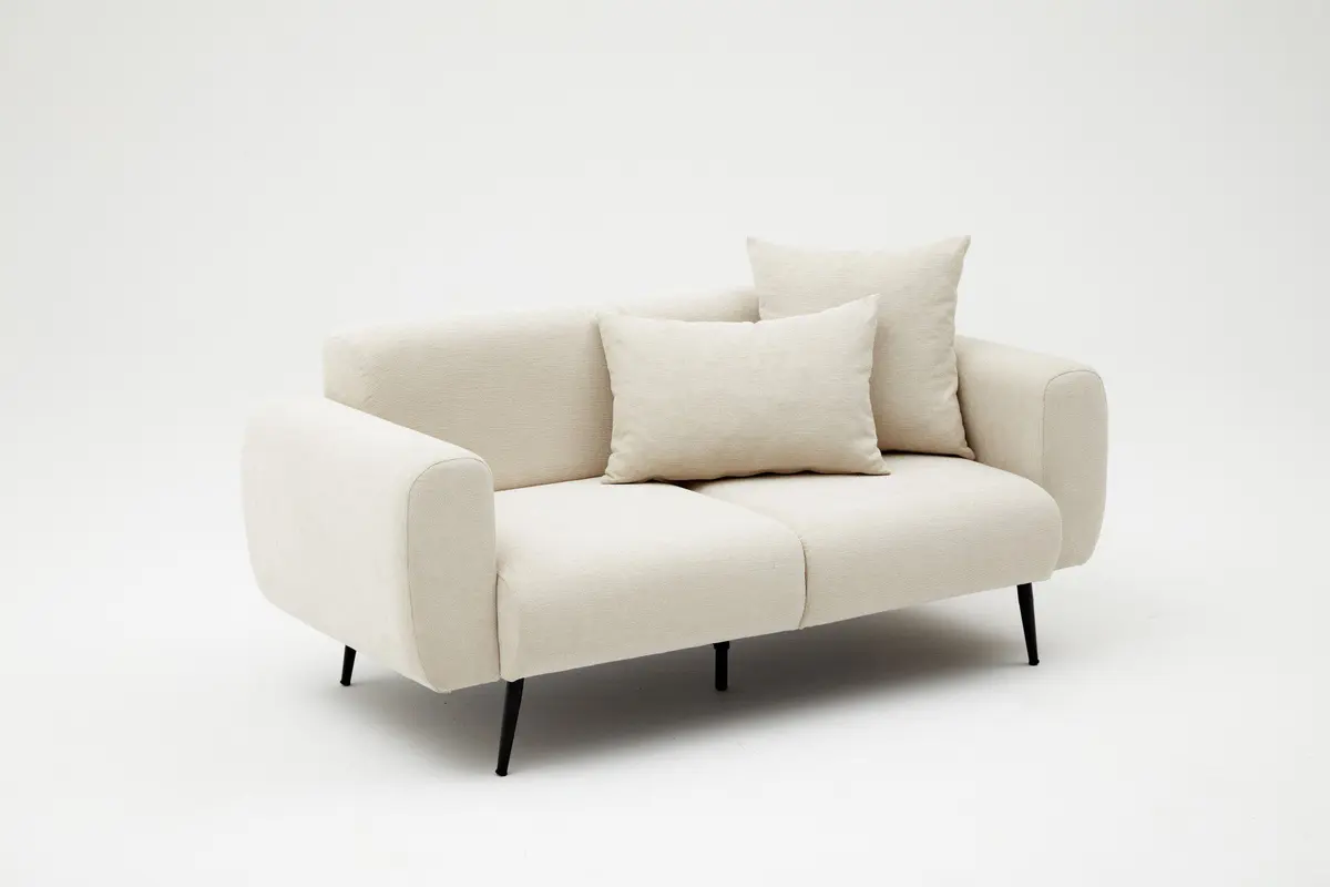 Side 2er Sofa - Sahne