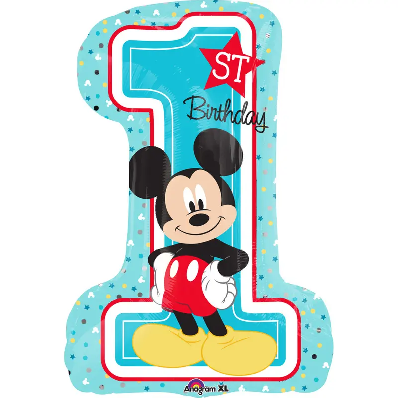 Silberfolienballon Mickey Mouse