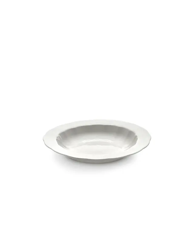 Silhouette Teller tief D23.7cm H3.8cm weiss Porzellan