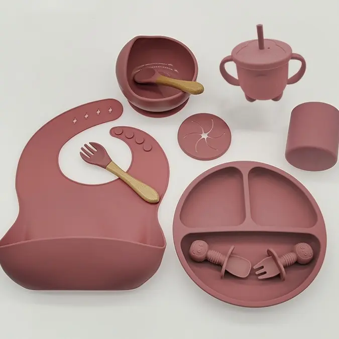 Silikon-Dinner-Set für Babys & Kleinkinder