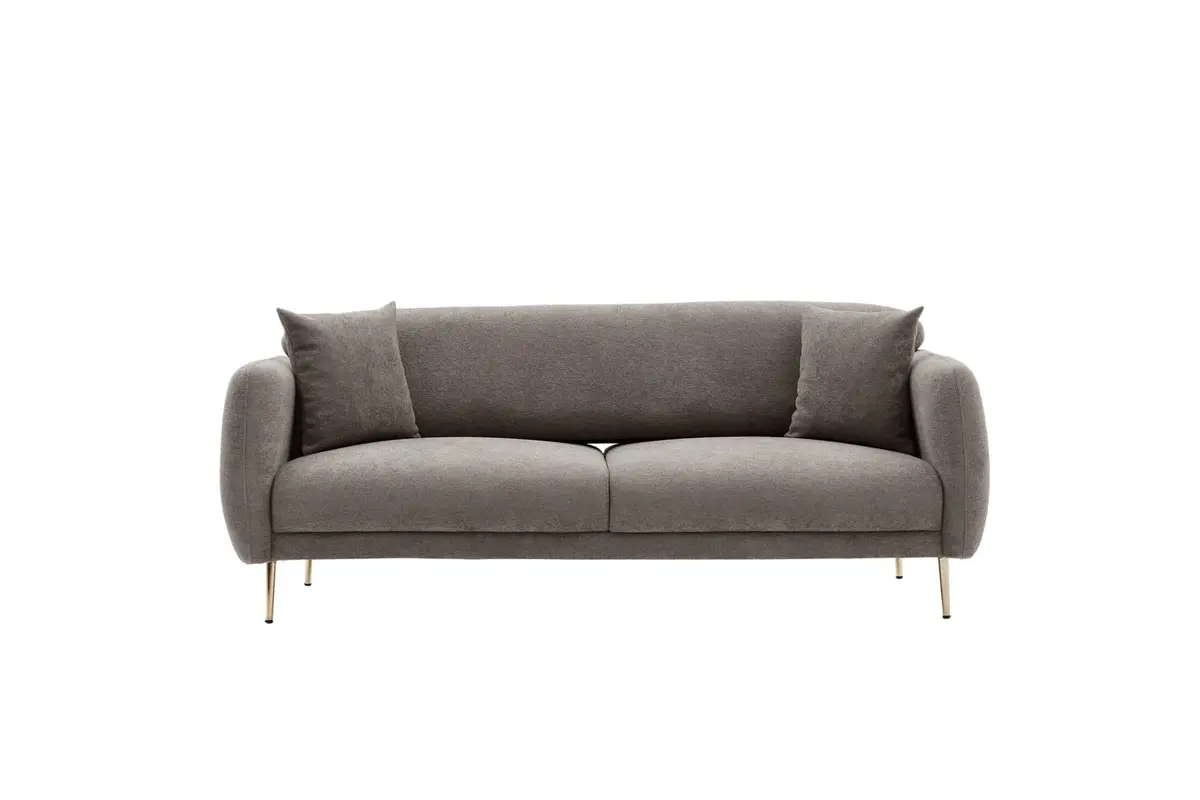 Simena Bettsofa - Grau Gold