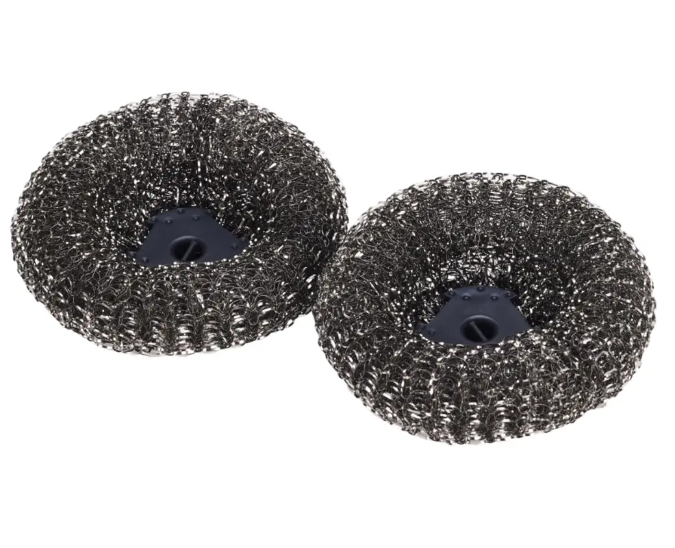 SinkTech Ersatzkopf für Spülbürste Stahlwolle 9x3.5cm